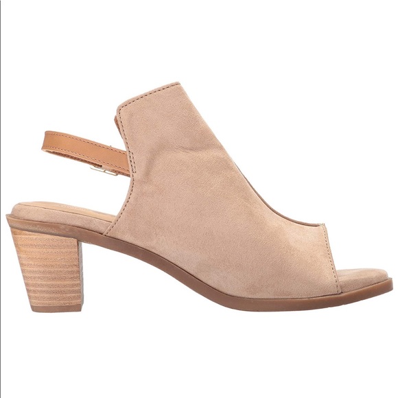 Interchangeable Charm Peep Toe Kitten Heel Sandal - Picture 3 of 4